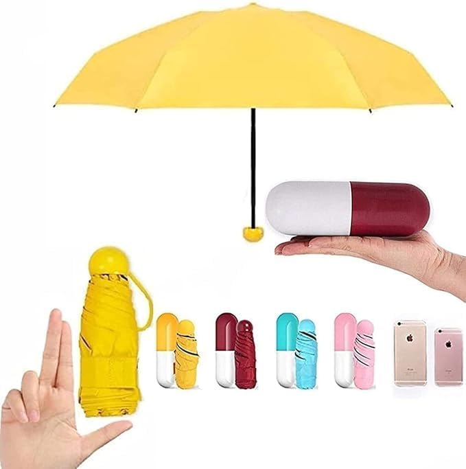 Mini Capsule Umbrella (Unisex, Pocket-Friendly)