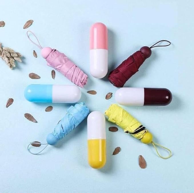 Mini Capsule Umbrella (Unisex, Pocket-Friendly)