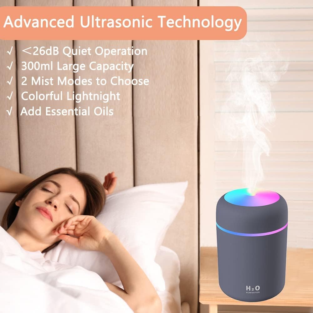 Essential Oil Diffuser – LED Mist Humidifier 300ml