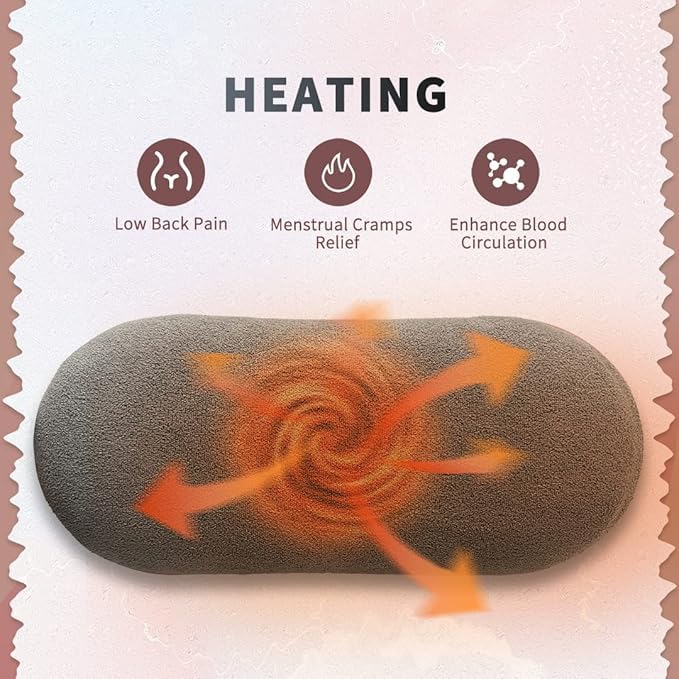 Period Cramp Relief Heating Pad – Massage & LED Belt