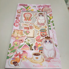 Cartoon Shade Sticker Set (Pack of 4 Sheets)