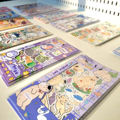 Cartoon Shade Sticker Set (Pack of 4 Sheets)