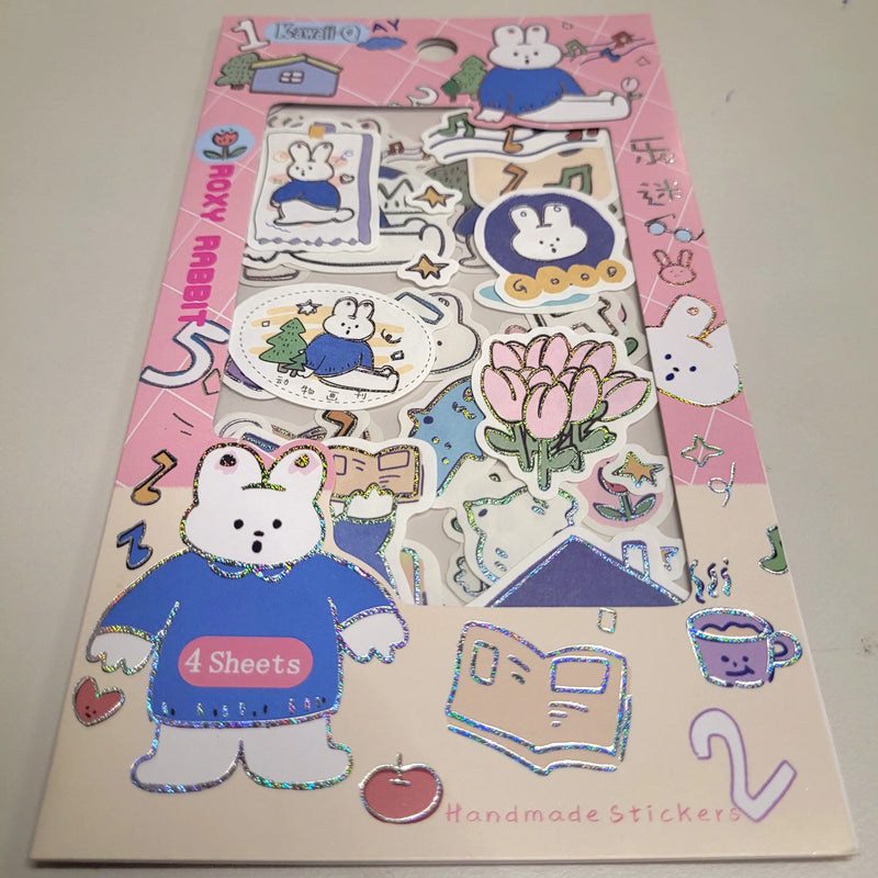 Cartoon Shade Sticker Set (Pack of 4 Sheets)