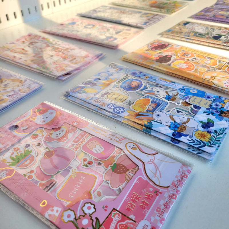 Cartoon Shade Sticker Set (Pack of 4 Sheets)