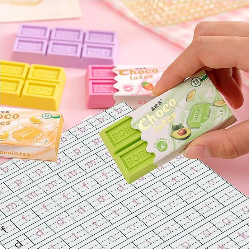 Cute Choco Colours Erasers