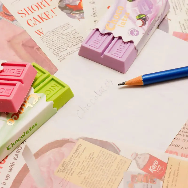 Cute Choco Colours Erasers