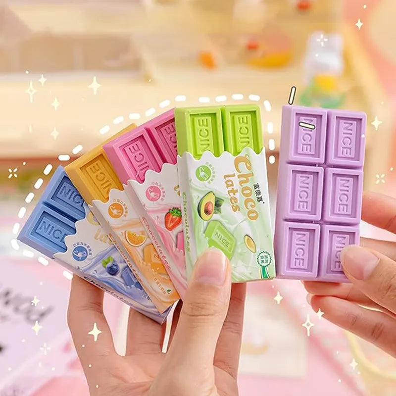Cute Choco Colours Erasers