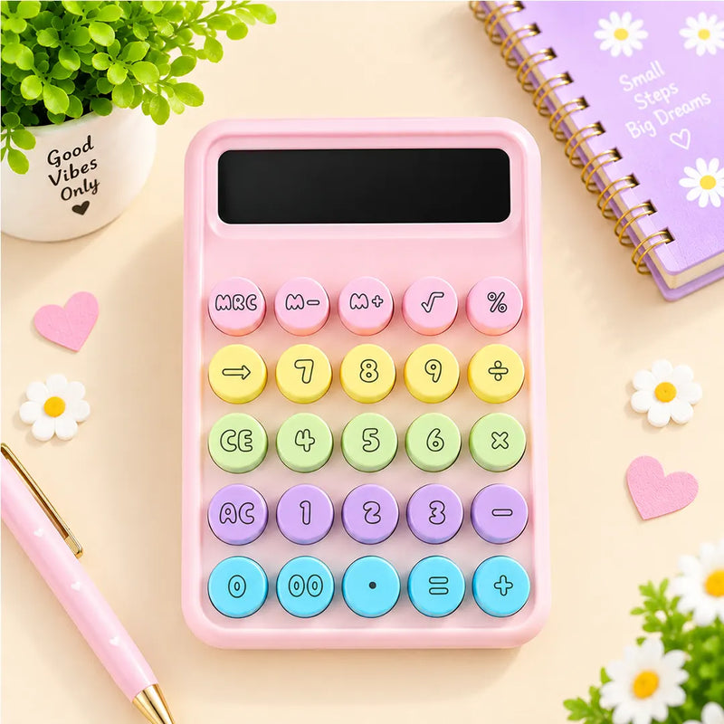 Compact Cute Pastel Calculator