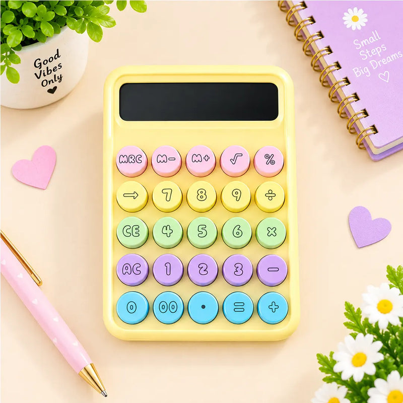 Compact Cute Pastel Calculator