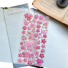 Japanese Cherry Blossom Scrapbooking and Décor Stickers