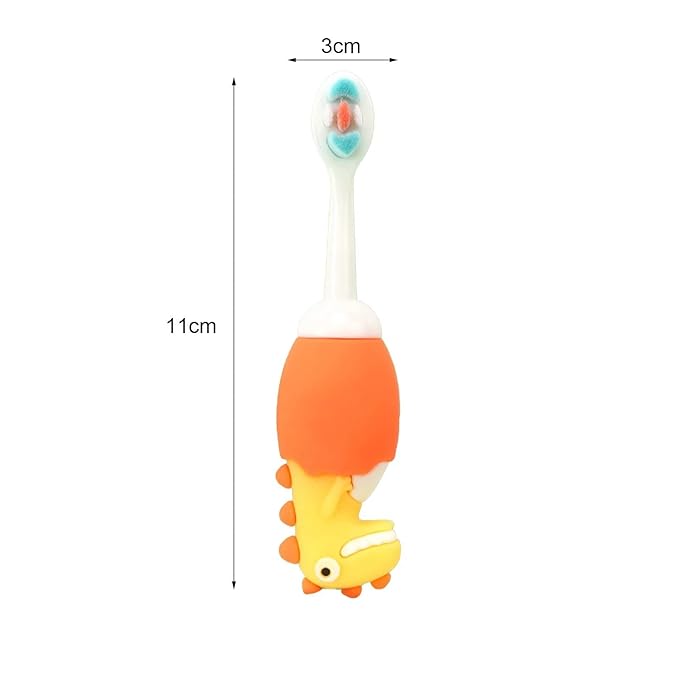 Kids Dinosaur Style Toothbrush Fun Cartoon