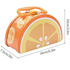 Fruit-Shaped Mini Metal Coin Bank Piggy Bank