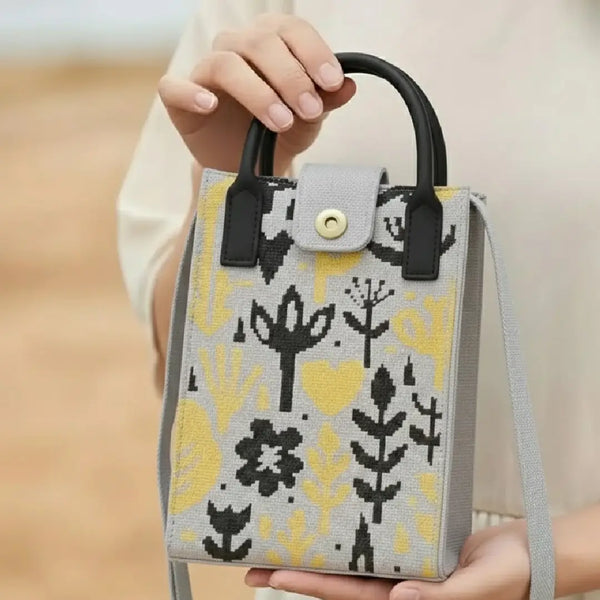 Artisan Embroidered Style - Mini Crossbody Bag