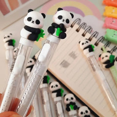Giant Panda Retractable Pen Style Eraser – 3D Bamboo Panda Design
