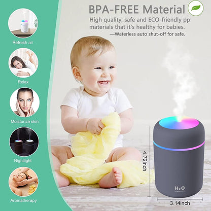 Essential Oil Diffuser – LED Mist Humidifier 300ml