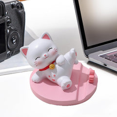 Cute Playing Cat Phone Holder – Playful Phone Stand