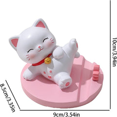 Cute Playing Cat Phone Holder – Playful Phone Stand