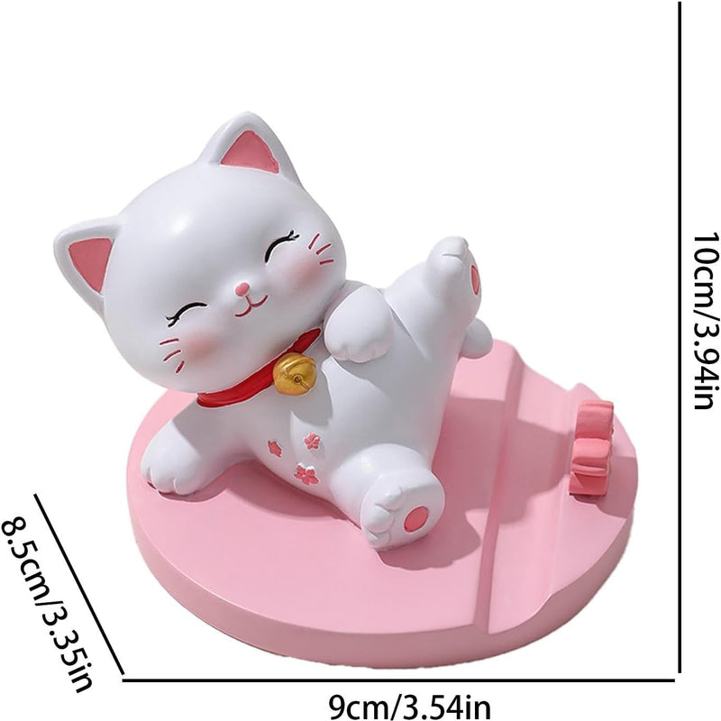 Cute Playing Cat Phone Holder – Playful Phone Stand
