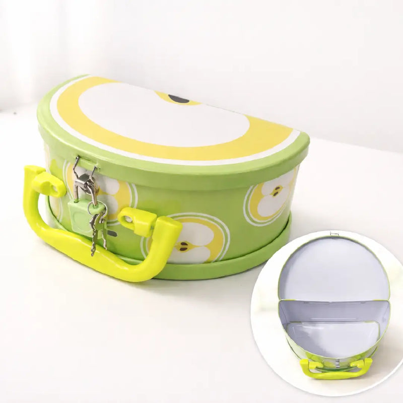Fruit-Shaped Mini Metal Coin Bank Piggy Bank