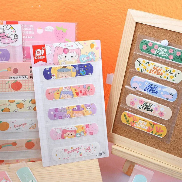 Cartoon Themed Waterproof Bandages / Band-Aids