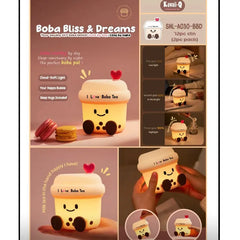 Bubble Boba Tea Silicone Desk Lamp