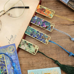 Premium Floral Metal Bookmarkers