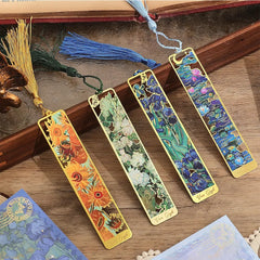 Premium Floral Metal Bookmarkers