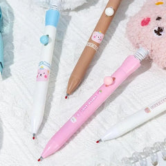 Kawaii Plush Bear Bobble Head Gel Pen