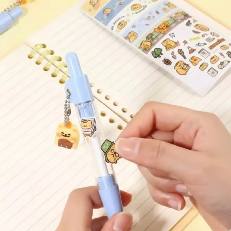 BearisBug Kawaii Gel Pen with Stickers – Customizable Design