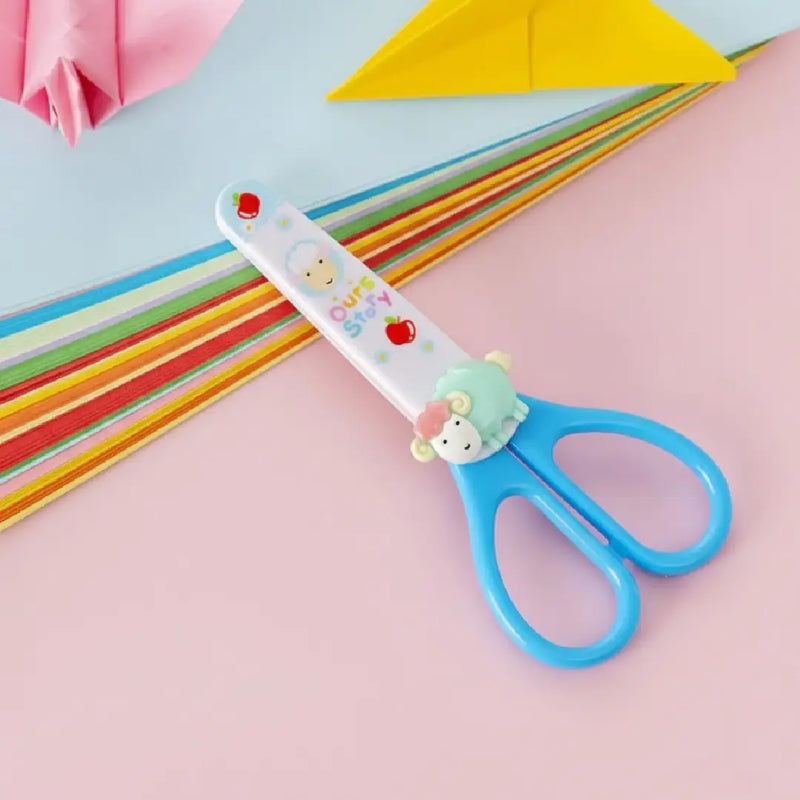 Cute Animal Design Colorful Safety Scissors