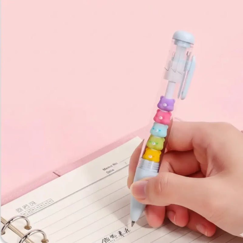Jelly Bear “Pastel” Cute Aesthetic Clicker Pen