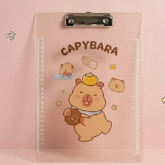 Kawaii Style Capybara Theme Exam Clipboards