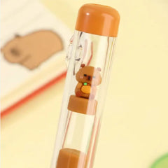Floating Capybara Gel Pen – Magnetic Cute Kawaii Pen