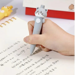 3D Grumpy Kitten Gel Pen – Cute Soft-Grip Design