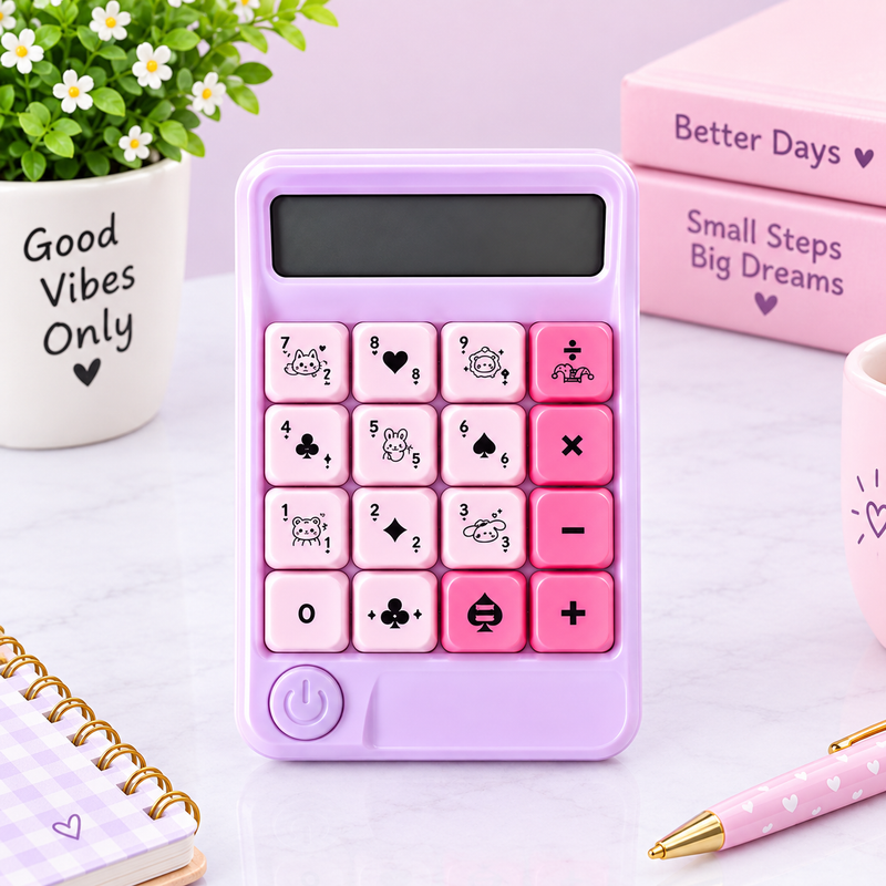 Stylish Retro Mechanical Calculator