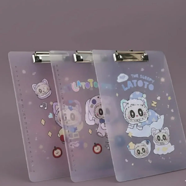 Lovely Cute Rabubu Rabbit Theme Exam Clipboards
