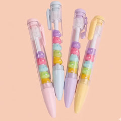 Jelly Bear “Pastel” Cute Aesthetic Clicker Pen