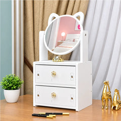 Compact Storage Organizer with Mirror