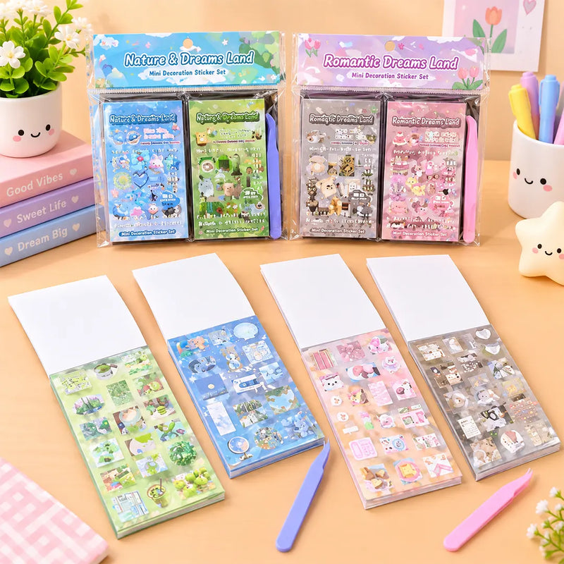 Nature/Romantic Dreams Land Aesthetic Sticker Book