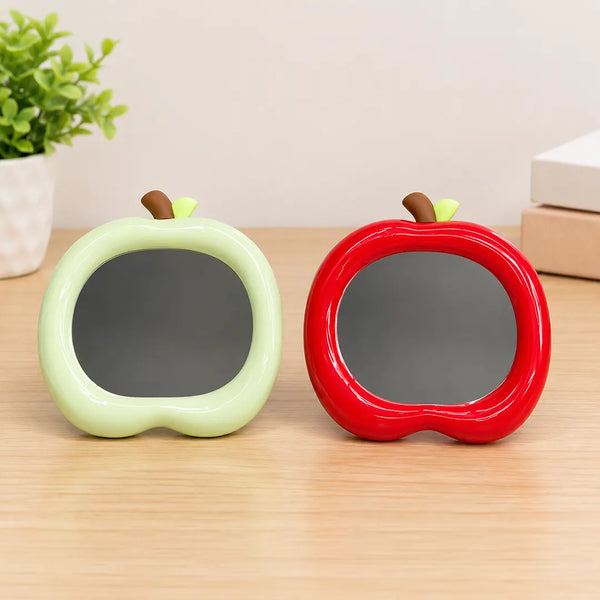 Cute Apple-Shaped Desk Mirror