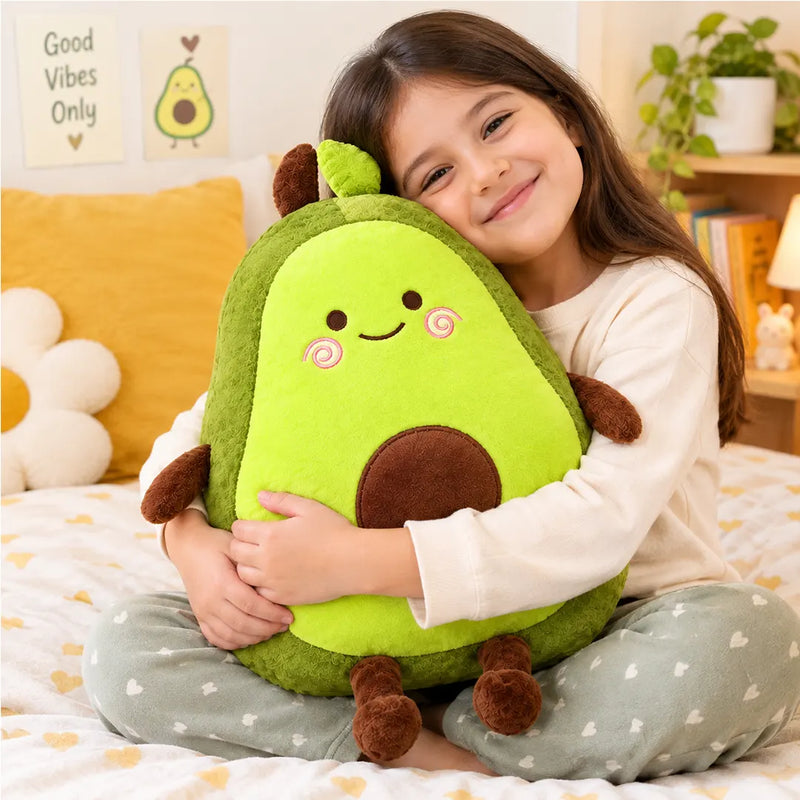 Cute Avocado Plush Toy - 30 cm