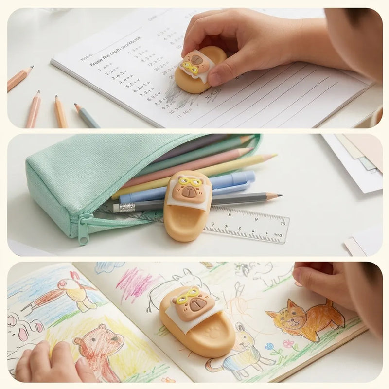 Slipper Erasers - Capybara