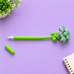 Cute Floral Fabric Gel Pen