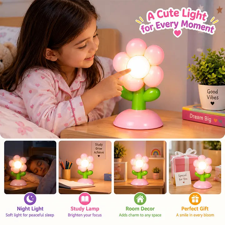 Cute Flower Desk Lamp