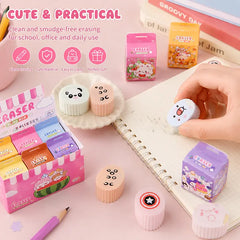 Cute Mini Character Blind Box Eraser