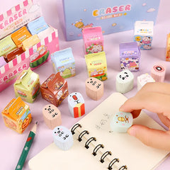 Cute Mini Character Blind Box Eraser