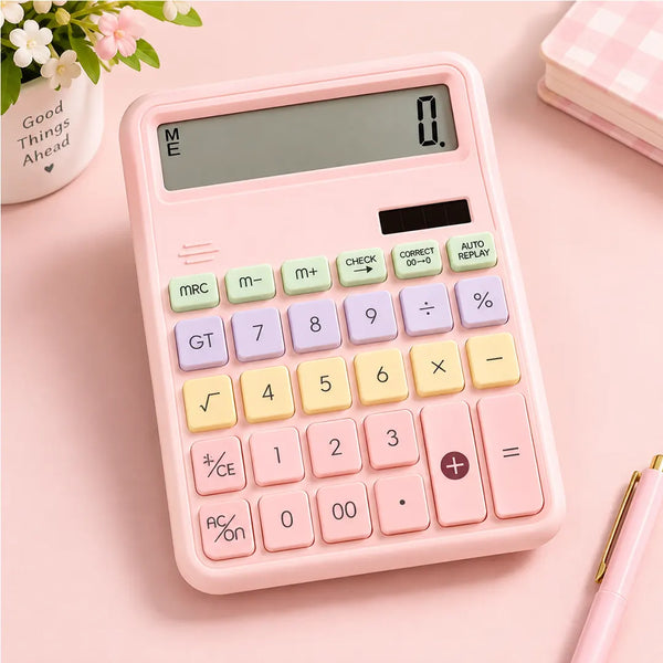 Cute Pastel Digital Calculator