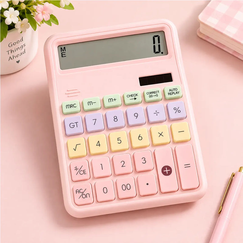 Cute Pastel Digital Calculator