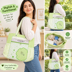 Cute Pastel Green Tote Handbag