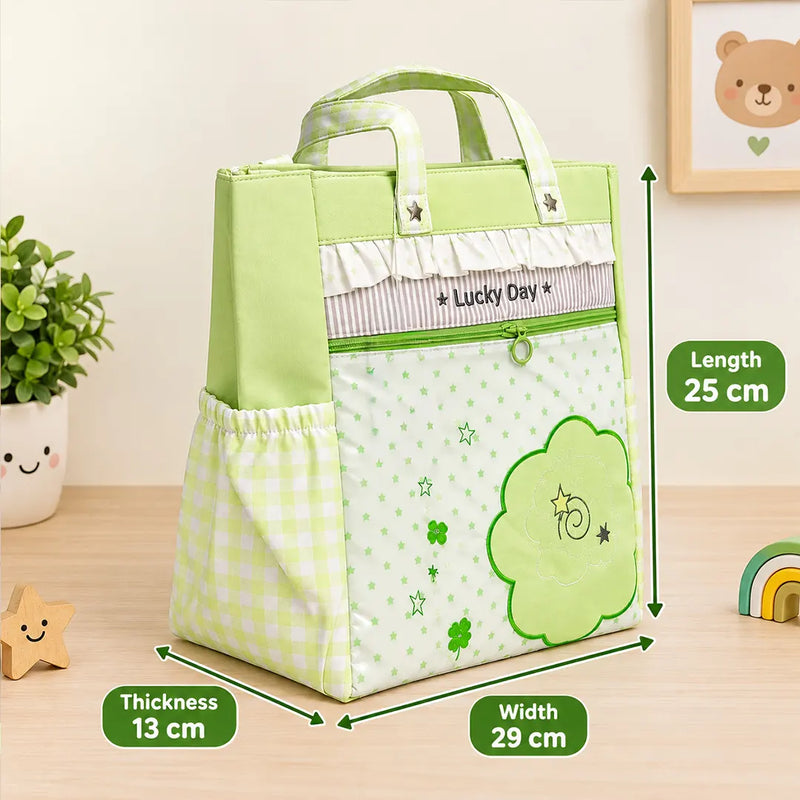 Cute Pastel Green Tote Handbag